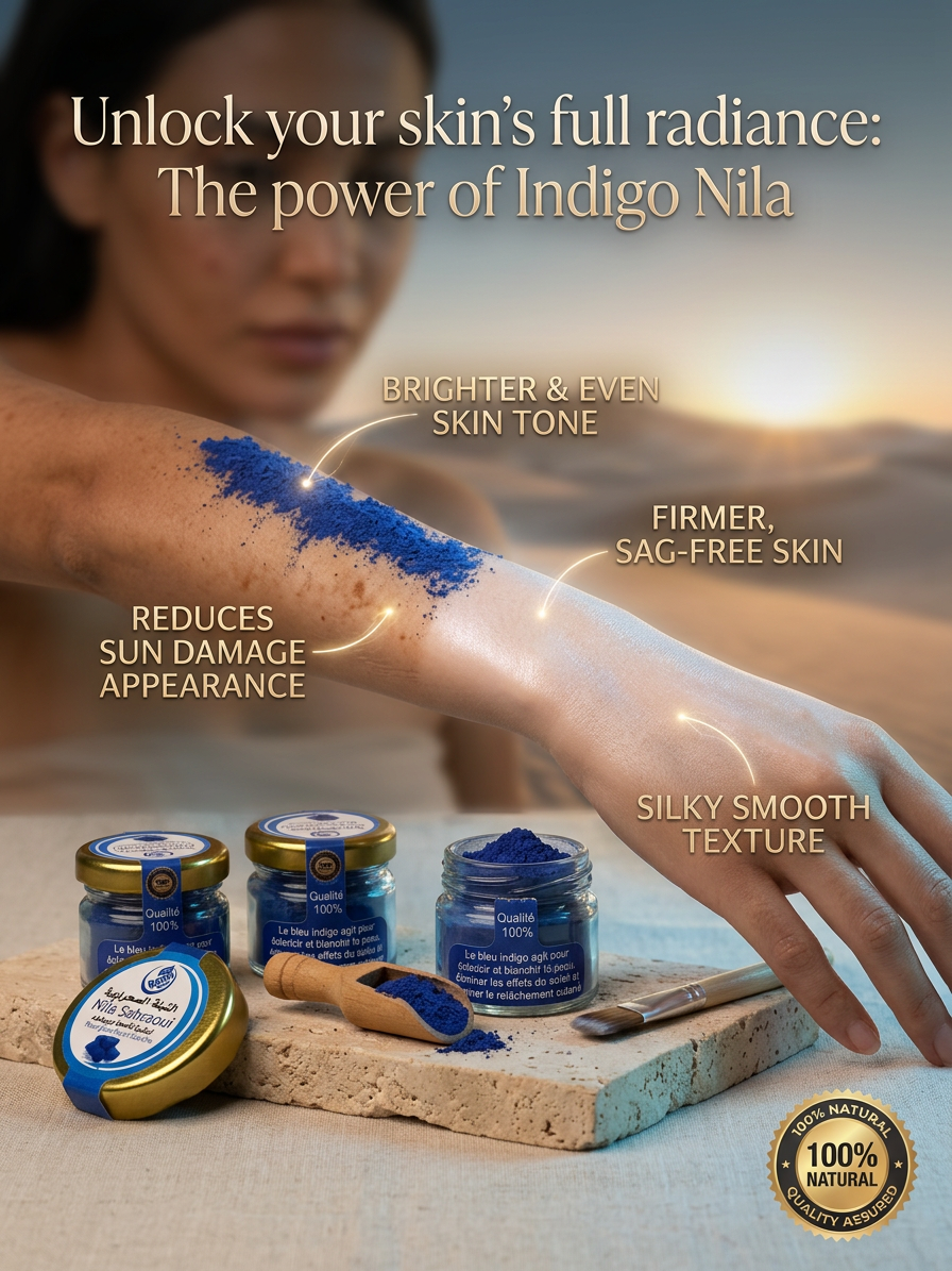 Nila Sahraoui  10g– Trattamento Naturale per Schiarire e Illuminare la Pelle